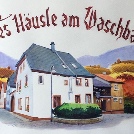Altes Haeusle Am Waschbach-Weinberg Lägenhet Edenkoben Exteriör bild